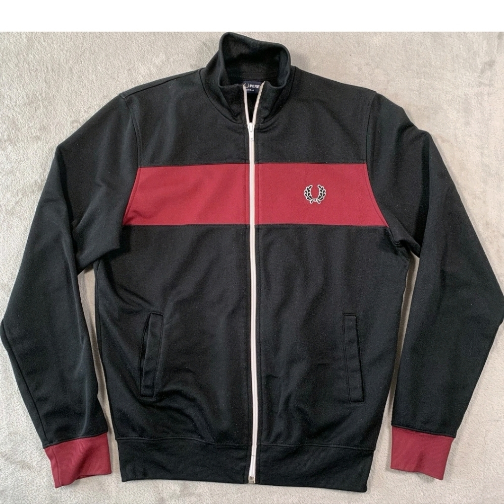 Beautiful Fred Perry Track Jacket From England. Small. No Flaws At All.
